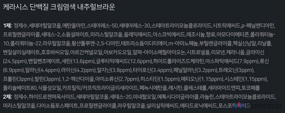 Протеиновая кремовая краска для волос KeraSys, 120 г, натуральный коричневый, 1 шт., фото 2