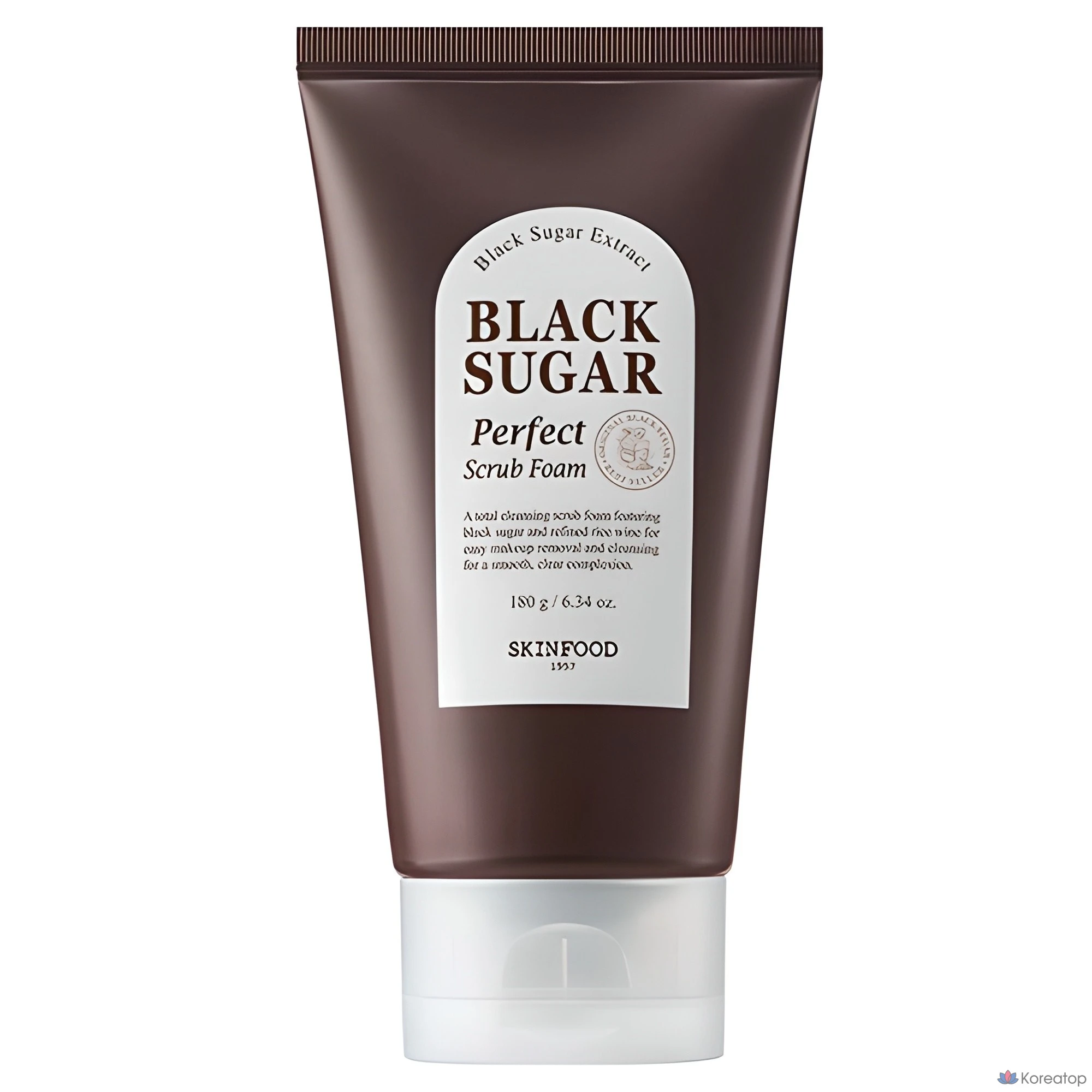 Пенка для скрабирования Skinfood Black Sugar Perfect Scrub Foam, 180 г, 1 шт.