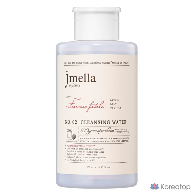 Очищающая вода Jmella Femme Fatale, 500 мл, 1 шт.