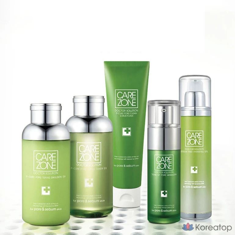 Набор из 2-х эмульсионных тоников для коррекции пор Carezone Figure Pore Tuning Toner Emulsion EX, 3 комплекта., фото 7