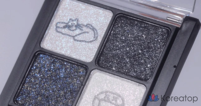 Палетка теней для век ROM&ND Inap Square Better Than Eyes, 6,1 г, B03 Glitz, 1 шт.