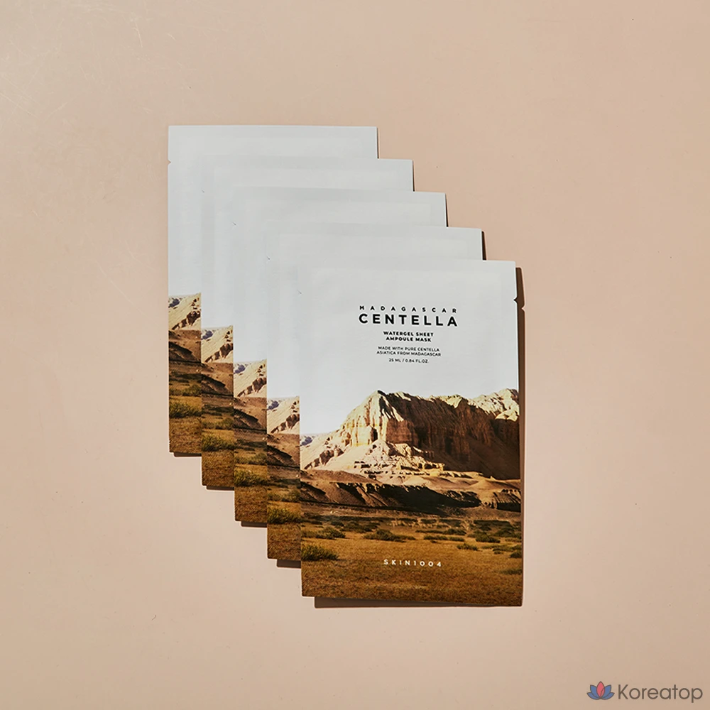 Набор ампул-масок Skin Angel Madagascar Centella Water Gel Sheet Mask, 1 шт.