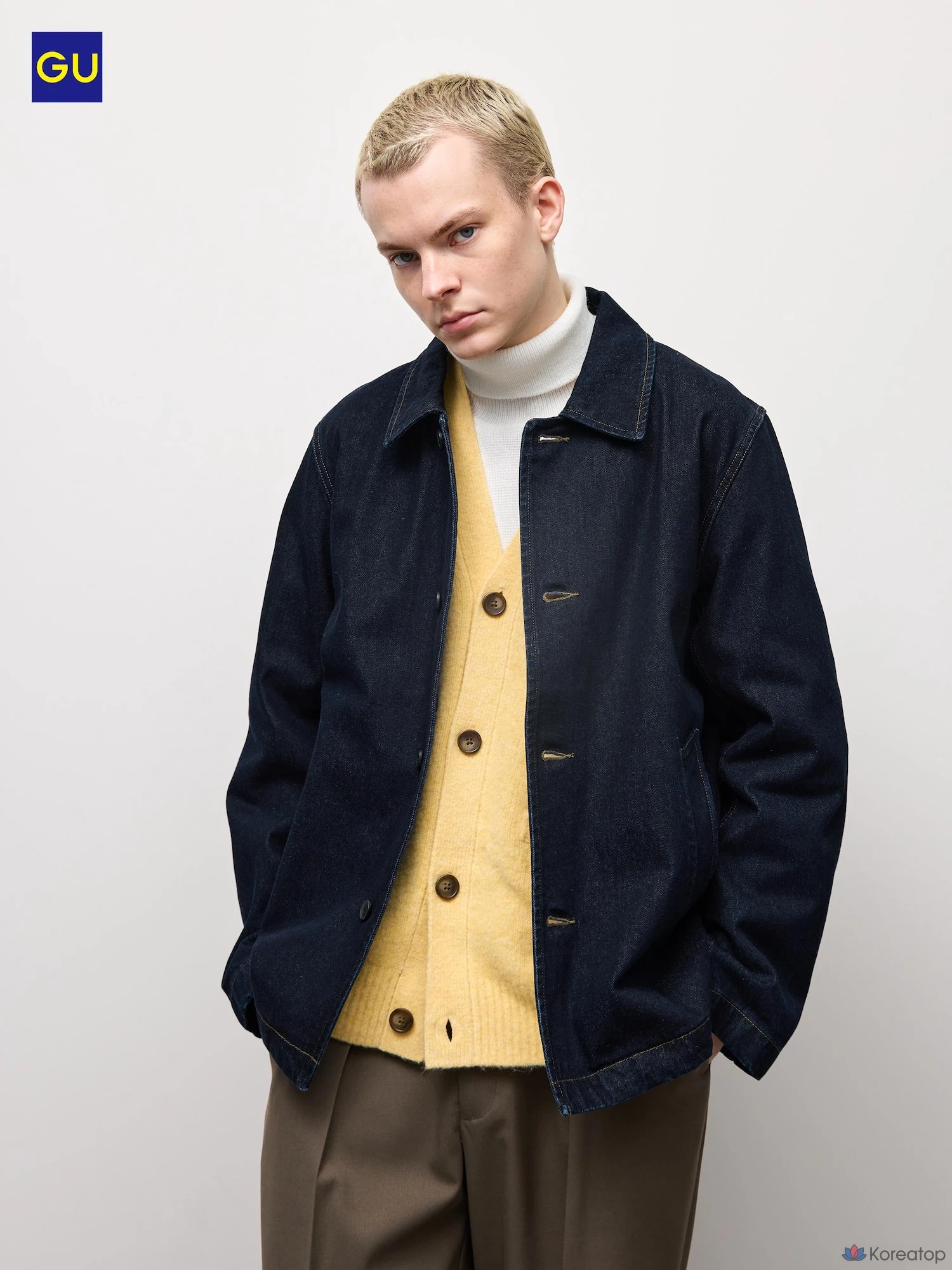 Джинсовая рабочая куртка Uniqlo Denim Work Jacket