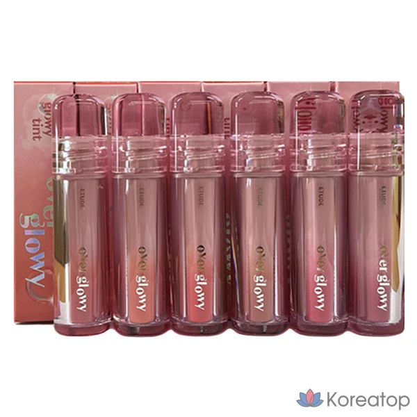 Тинт для губ Etude House Over Glow, 3 г, № 02 «Исцеляющий персиковый лес», 1 шт.