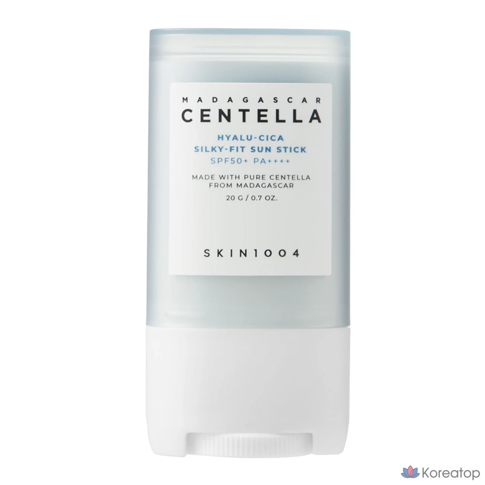 Солнцезащитный стик Skin1004 с гиалуроновой кислотой Silky Fit SPF50+ PA++++, 20 г, 1 шт.