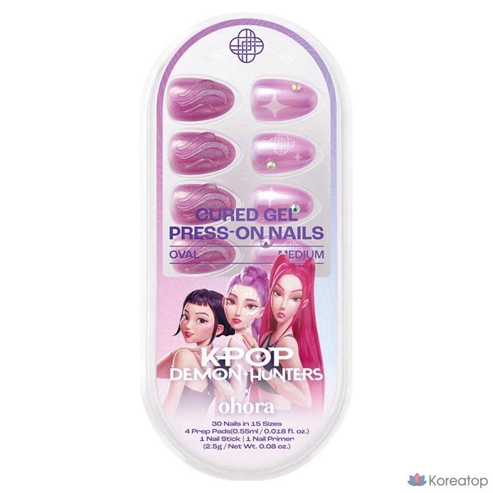 Гель-лак для ногтей Ohora Real Gel Tip, оттенок Crystal Aura, 1 шт.