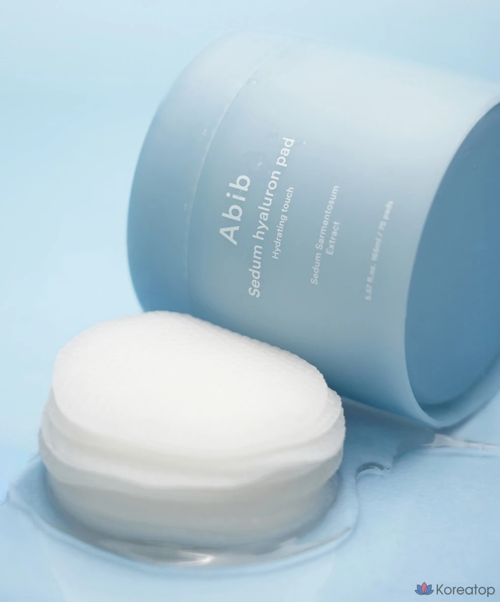 Увлажняющие подушечки Abib с гиалуроновой кислотой, 165 мл, 75 листов, 1 упаковка.