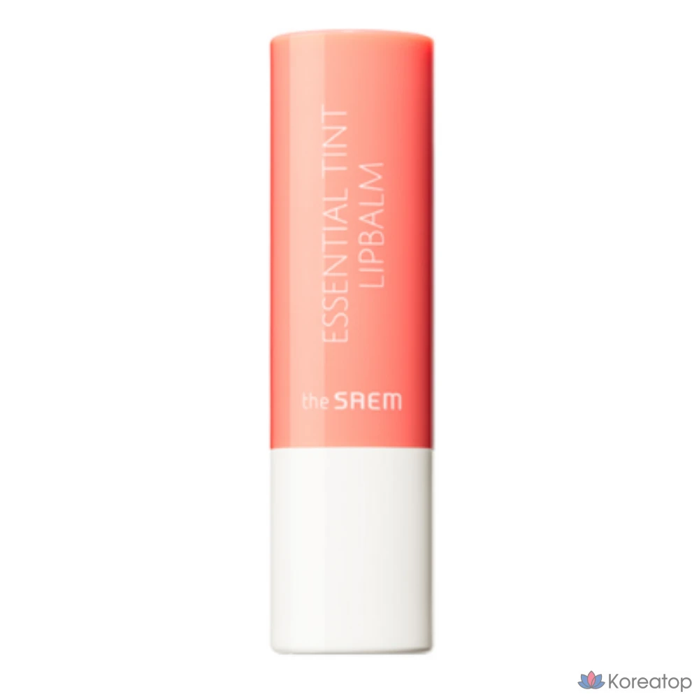 Бальзам для губ The Saem Sammul Essential Tint Lip Balm, CR01 Coral (Essential Coral), 4 г, 1 шт.