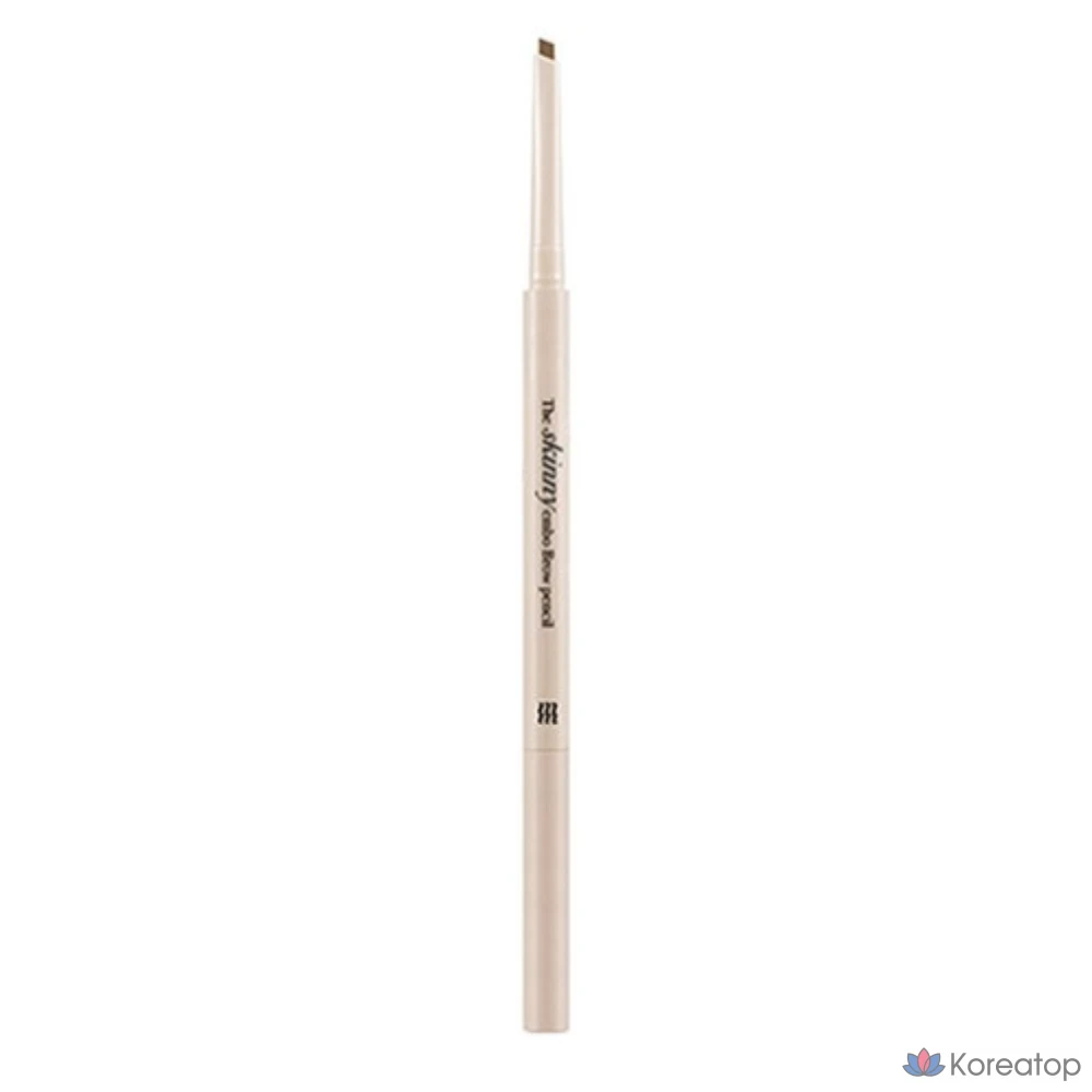 Карандаш для бровей MERZY the Skinny Embo, коричневый SB4, молочно-коричневый, 1 шт.