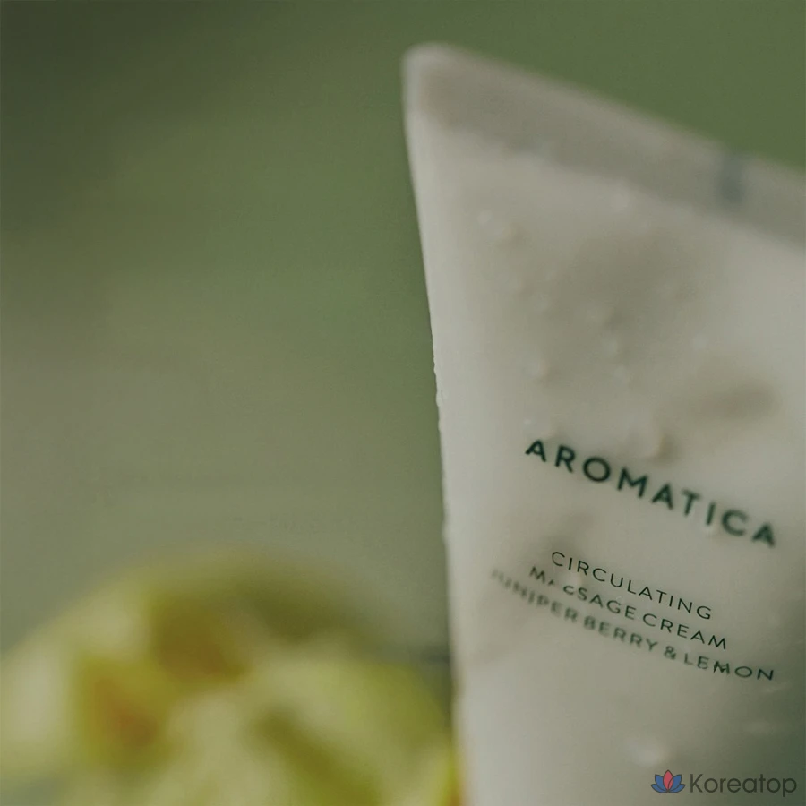 Охлаждающий массажный крем для тела Aromatica с ароматом можжевельника, ягод и лимона, 100 мл, 1 шт.