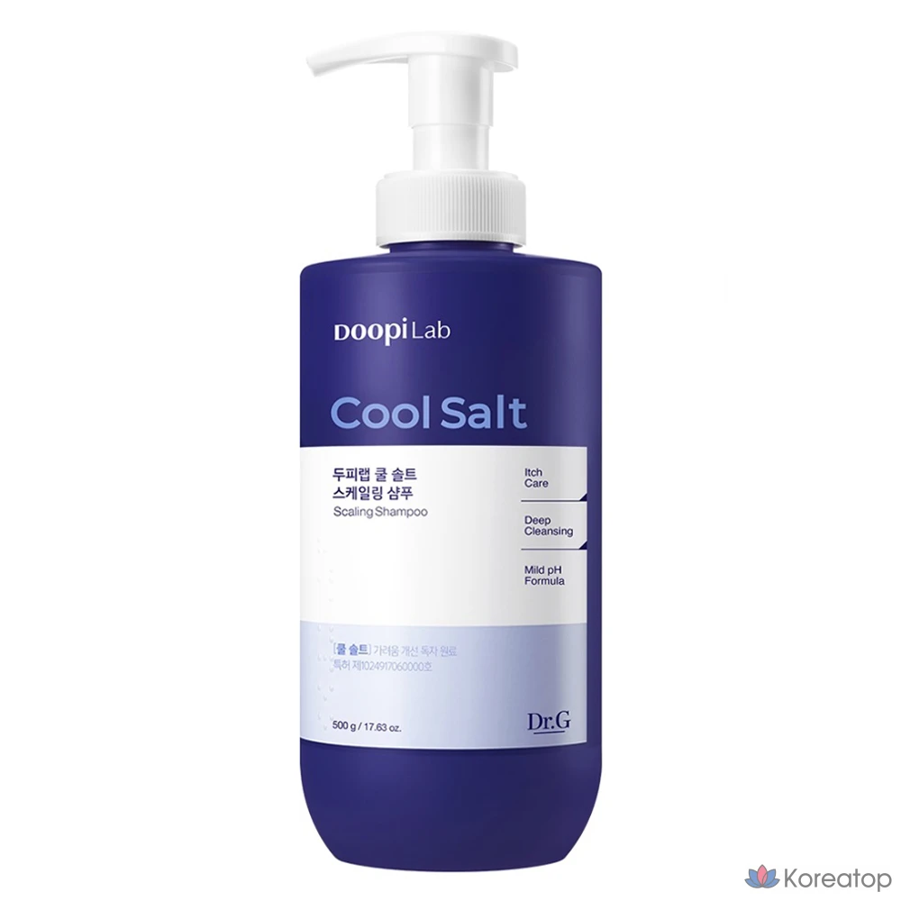 Охлаждающий солевой шампунь Dr.G Scalp Lab Cool Salt Scaling Shampoo, 500 г, 1 шт.
