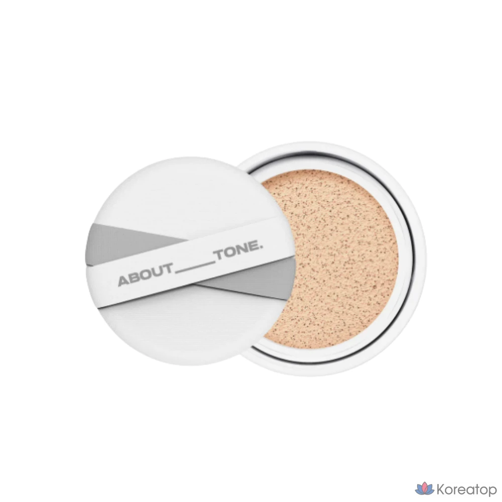 [Подлинник головного офиса] ABOUTTONE About Tone Skin Layer Fit Cushion Refill Плотная посадка Bluefit Skin Layer Fit Основа не повреждена Идеальное покрытие Bluefit, тонкое покрытие для устранения дефектов на ощупь, Плотное покрытие на заказ, плотная посадка, сужение пор, Cool Light 21, 1 шт