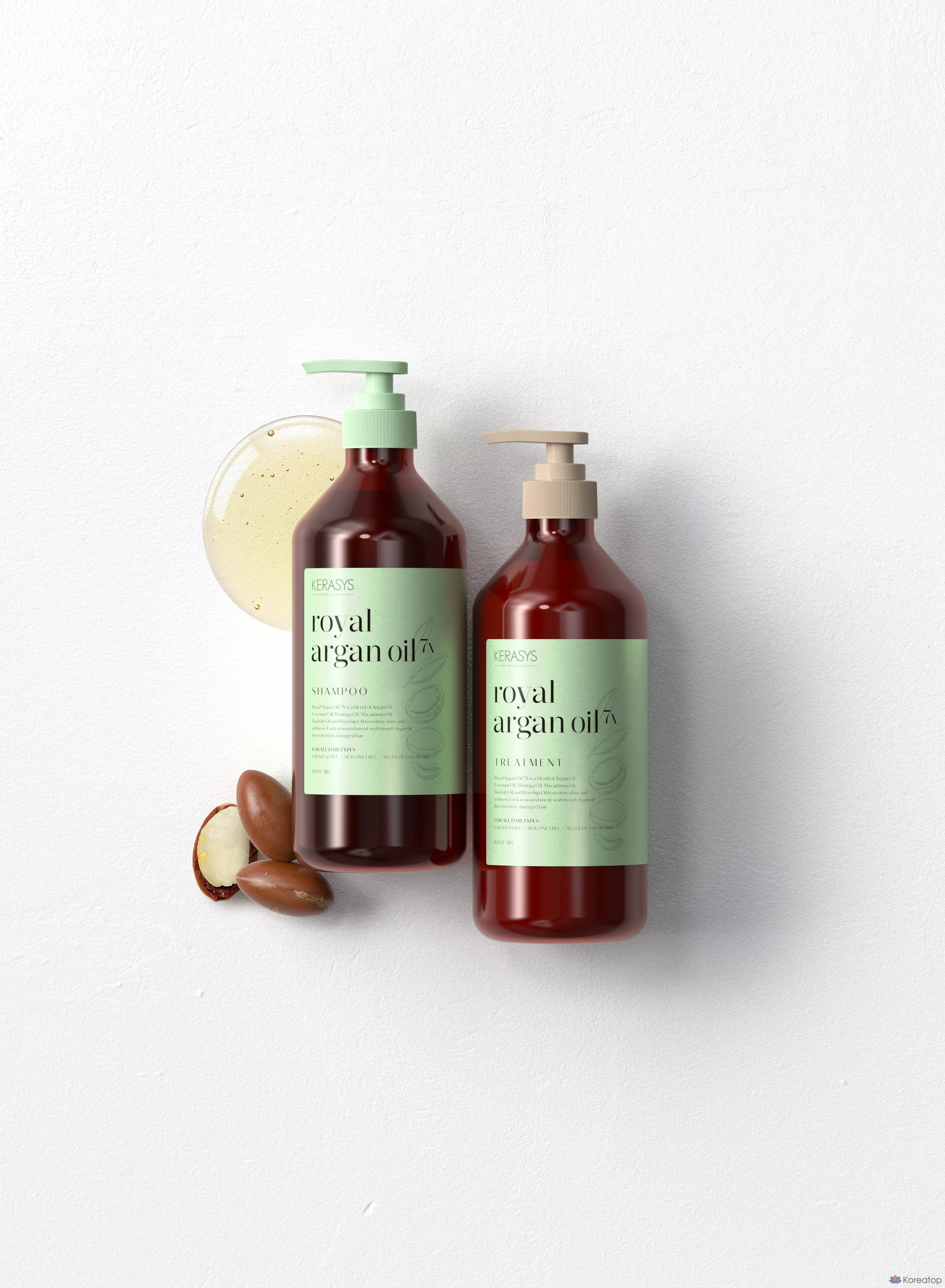 Шампунь KeraSys Argan Oil 7X, 800 мл, 1 шт.