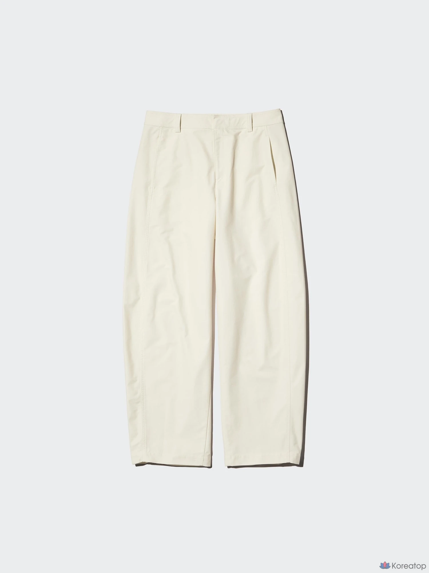 Брюки Uniqlo Jersey Barrel Leg Pants Long Length, длина 77 см