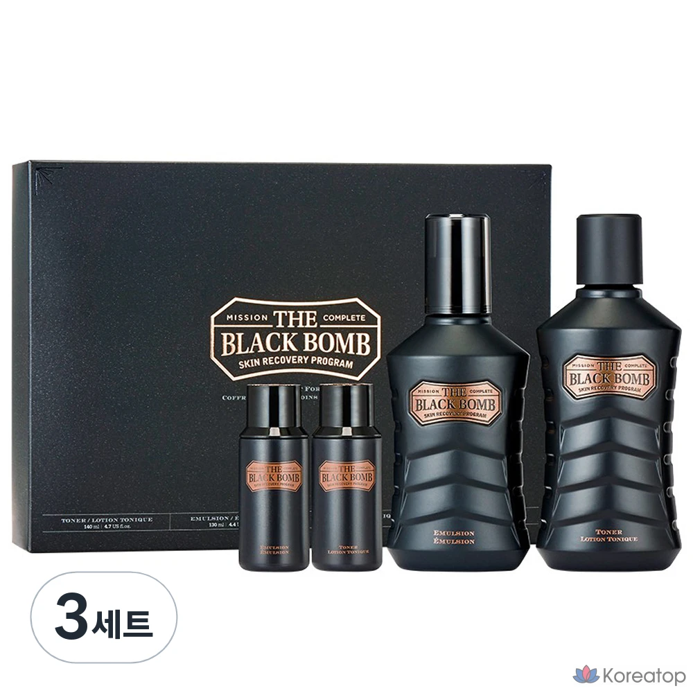 Набор The Face Shop The Black Balm Special Set для мужчин, 3 комплекта