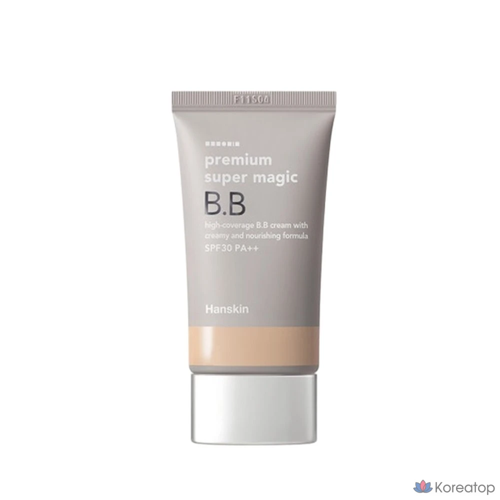 BB-крем HANSKIN Premium Super Magic 45 г, SPF30 PA++, основа 0, 1 шт.
