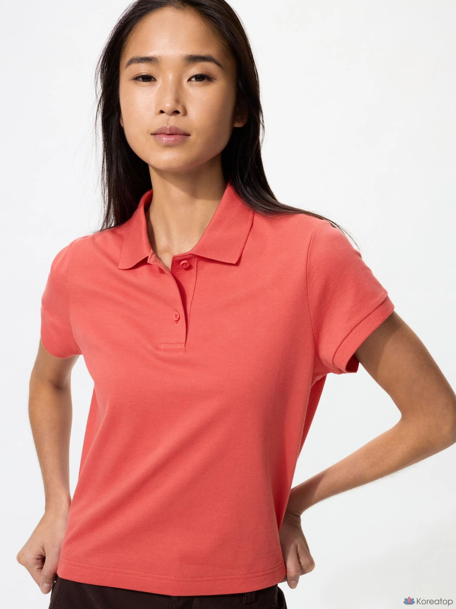 Поло Uniqlo Pique Mini Polo Shirt