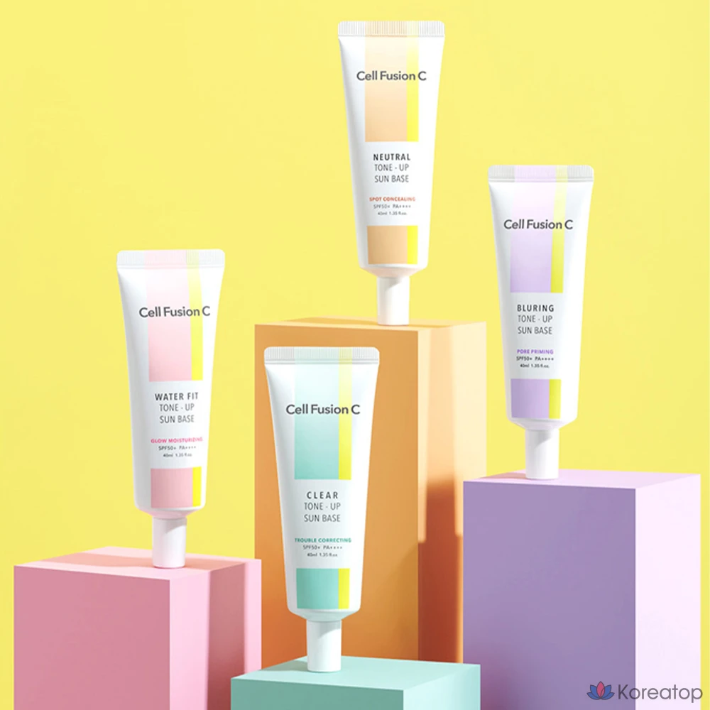 Солнцезащитная база Cellfusion C Blurring Tone-Up Sun Base SPF50+ PA++++, 40 мл, 1 шт.