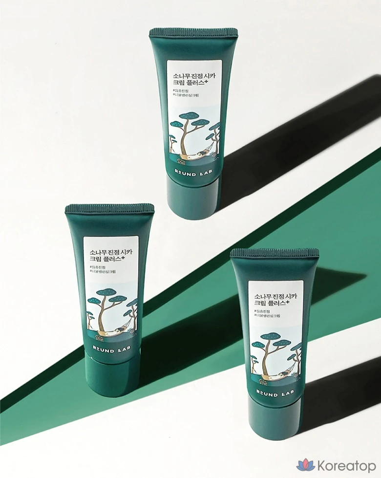 Успокаивающий крем Round Lab Pine Calming Cica Cream Plus, 1 шт., 60 мл