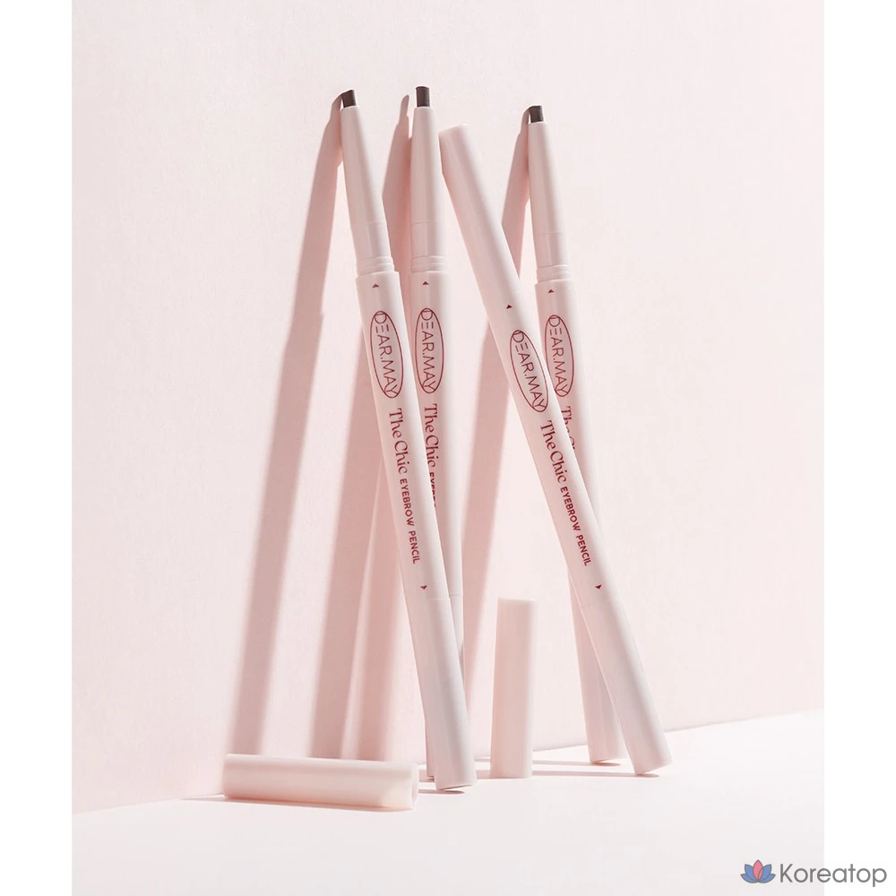 Карандаш для бровей DEARMAY The Chic, 0,18 г, 1 шт., цвет 03, шоколадно-коричневый., фото 5