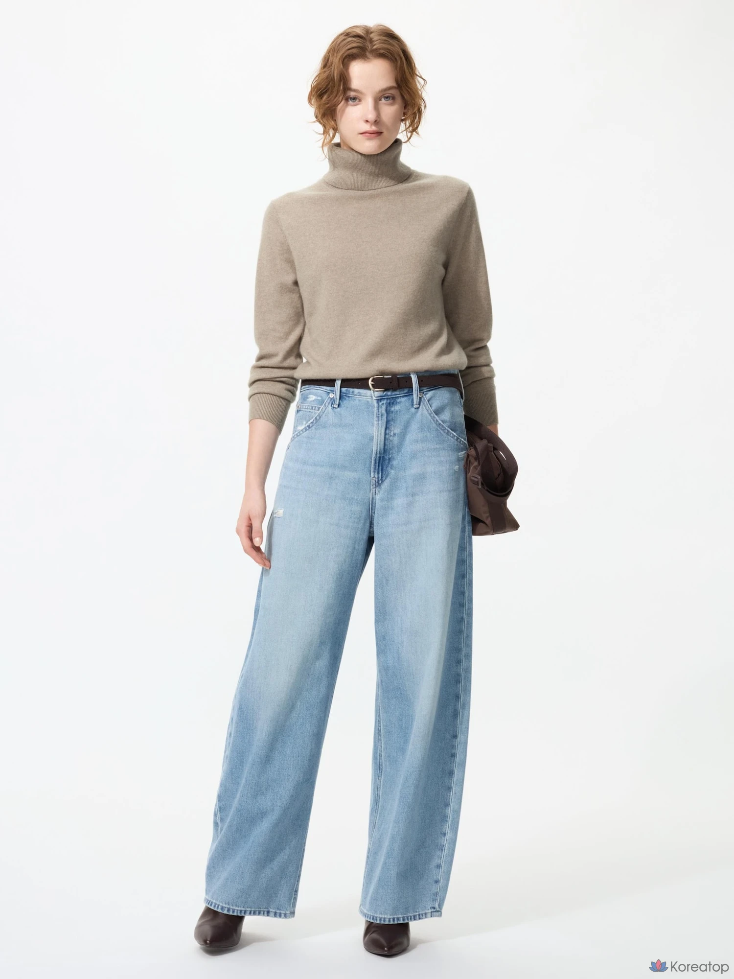 Джинсы Uniqlo Baggy Barrel Leg Jeans, длина штанины 75 см