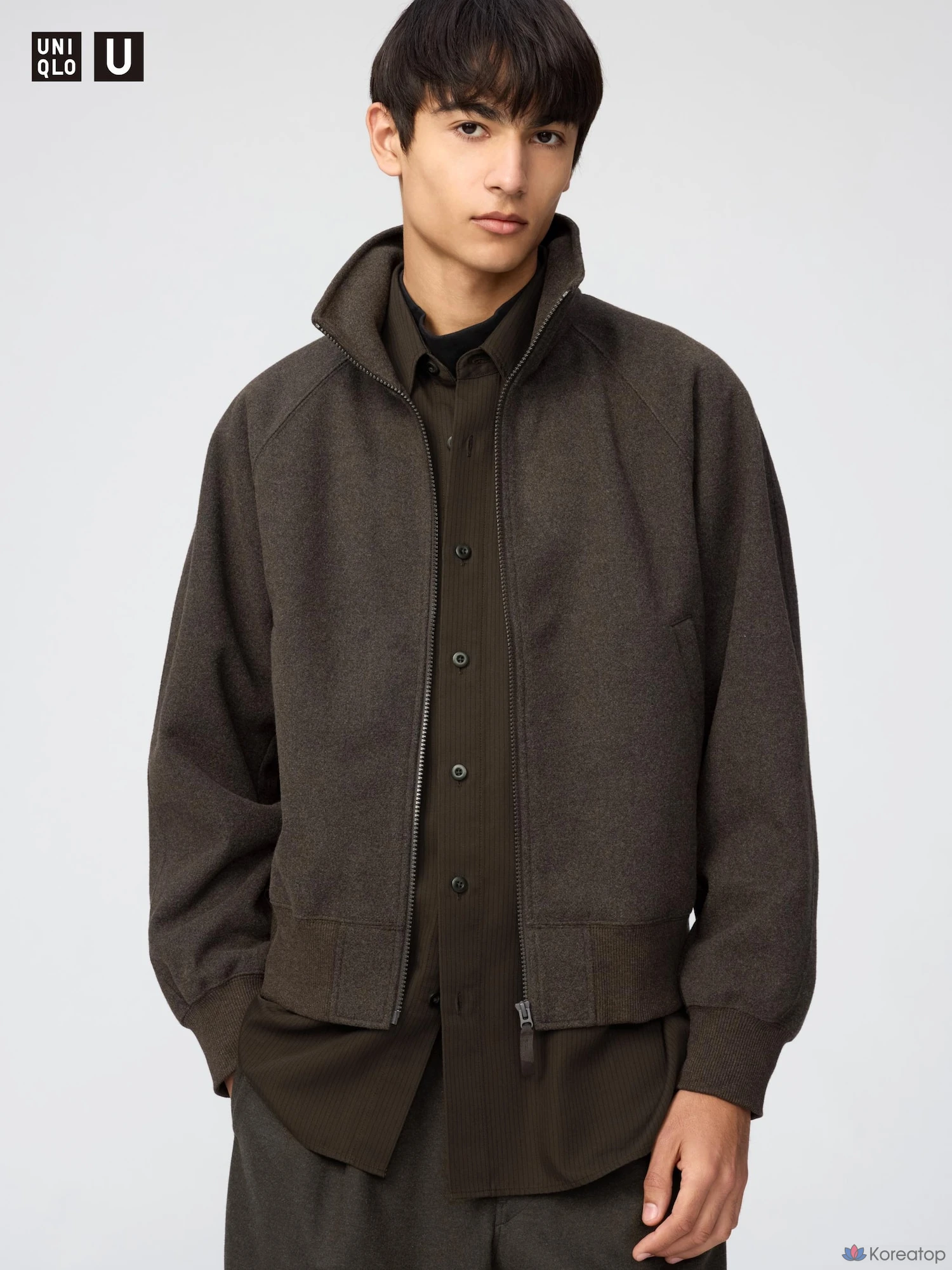 Блузон Uniqlo Brushed Full Zip Blouson
