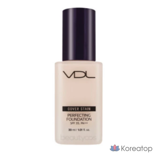 Тональный крем VDL Cover Stain Perfecting Foundation, 30 мл, 1 шт., 13 A00/Розовый, средний тон