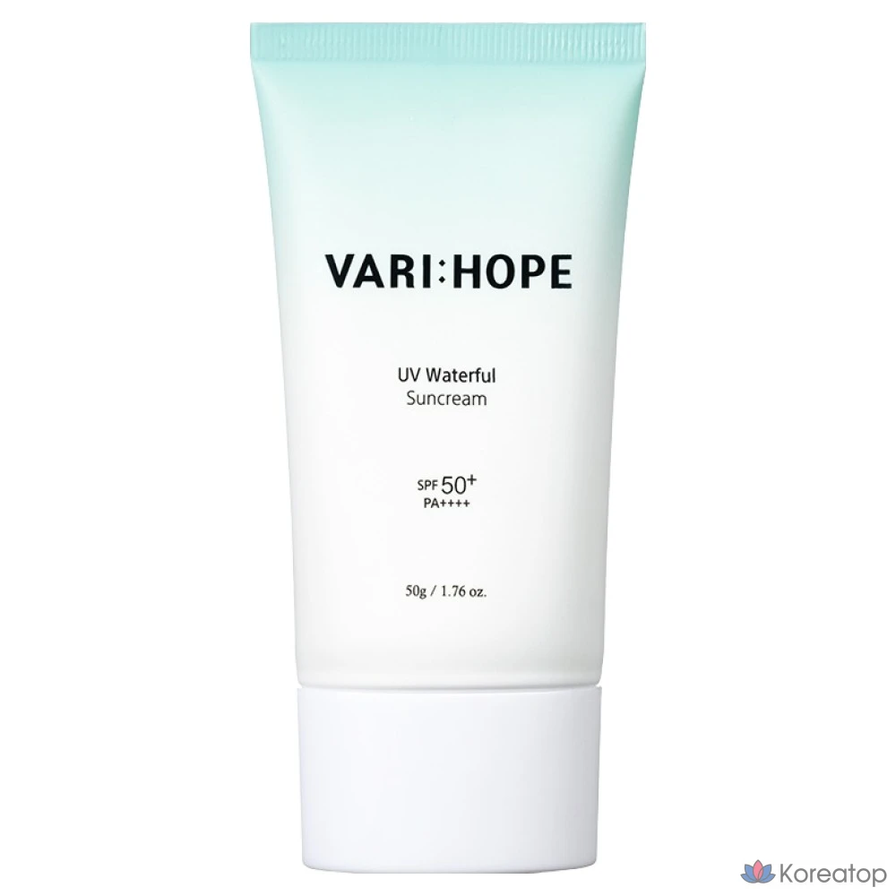 Солнцезащитный крем VARI:HOPE UV Waterfull SPF50+ PA++++, 50 г, 1 шт.
