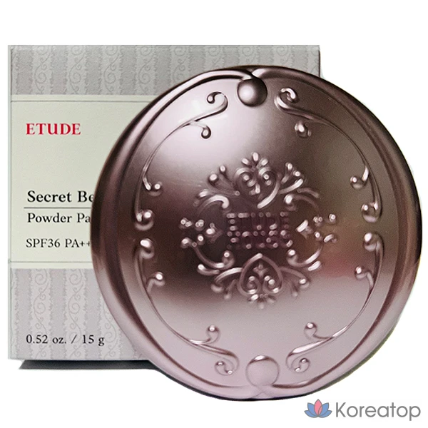Пудра Etude House Secret Beam Powder Pact SPF36 PA+++, 15 г, оттенок Natural Pearl Beige, 1 шт.