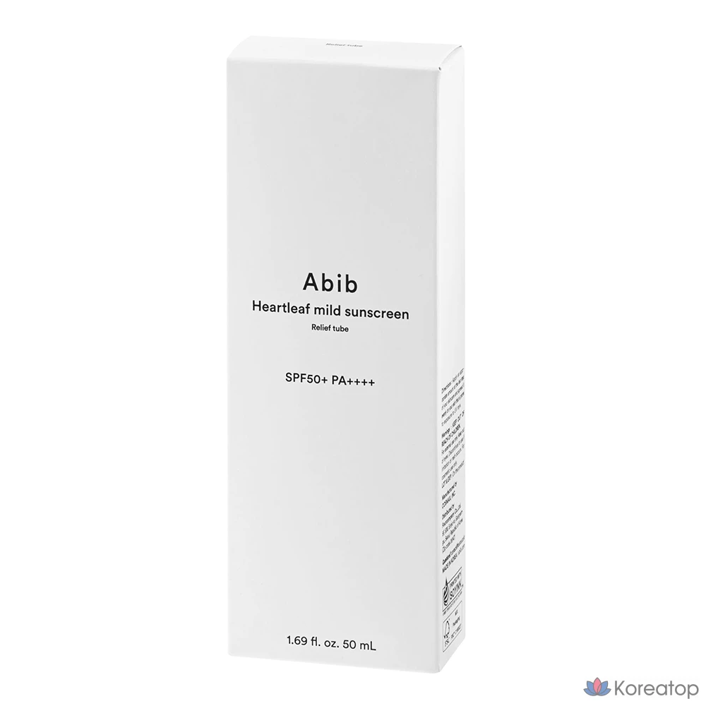 Солнцезащитный крем Abib Eoseongcho Mild Sunscreen Relief Tube SPF50+ PA++++, 50 мл, 1 шт.