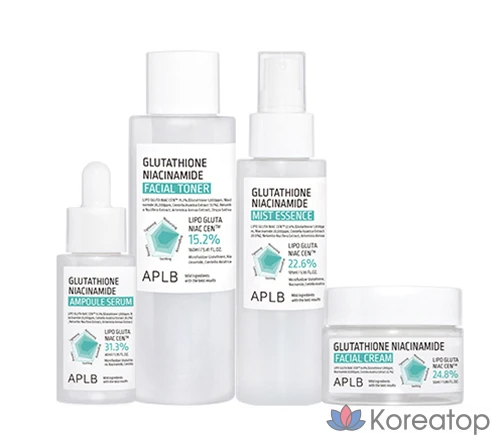 Ампульная сыворотка APLB Glutathione Niacinamide Ampoule Serum, 40 мл, 1 шт.