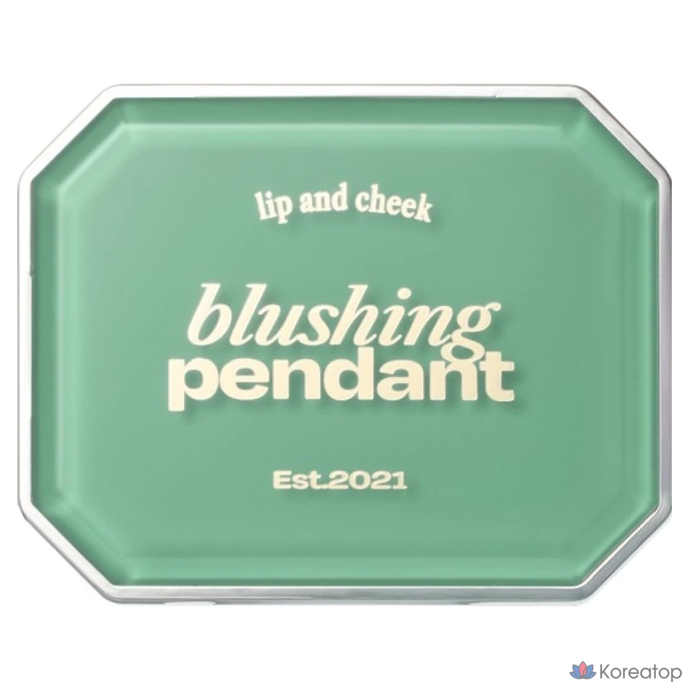 Чехол для подвески ALTERNATIVE STEREO Blushing, 7 фисташковых изумрудов, 1 шт.