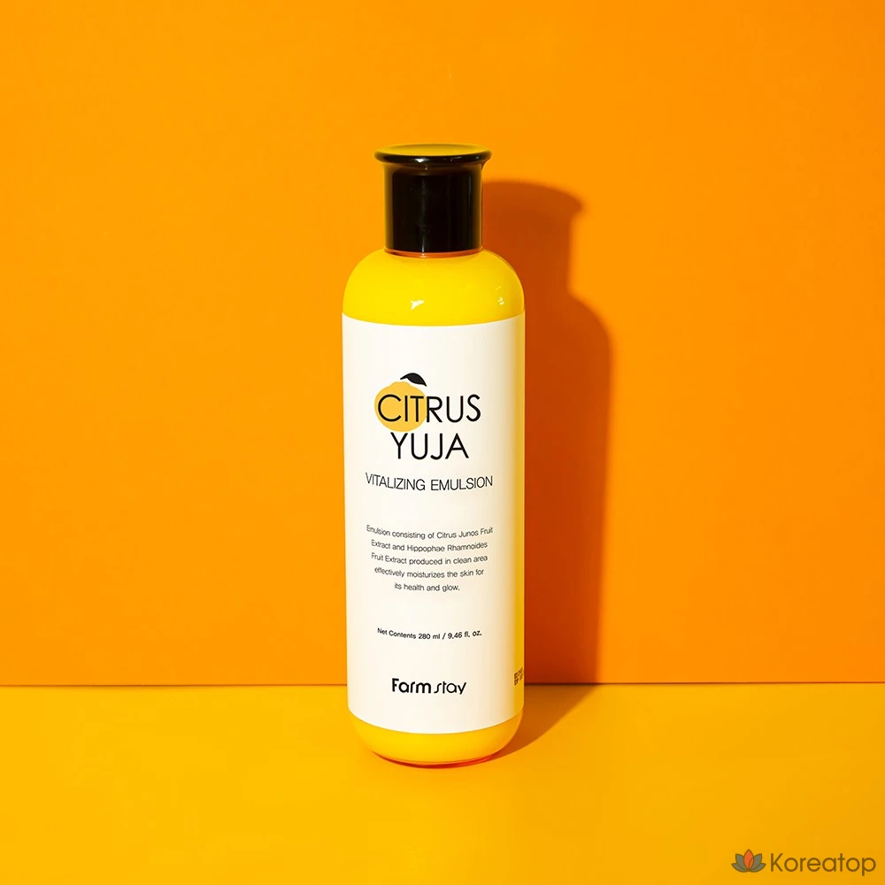 Эмульсия FarmStay Citrus Yuzu Vitalizing Emulsion, 280 мл, 1 шт.