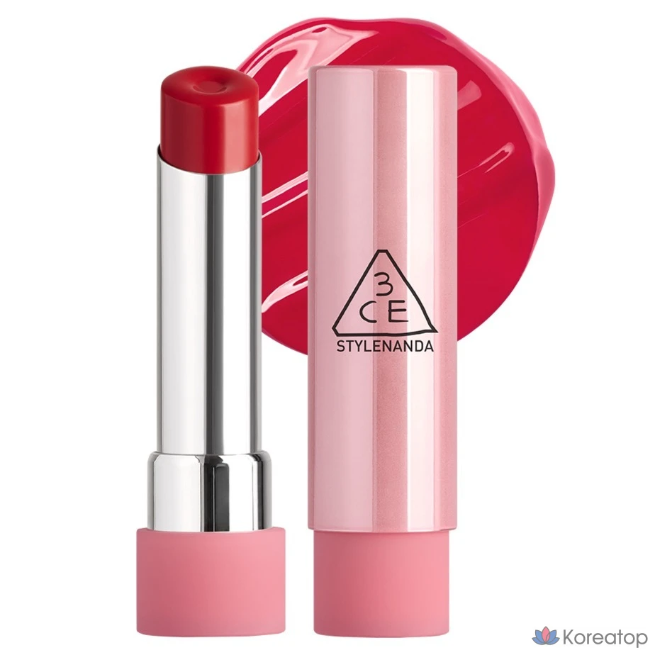 Бальзам для губ 3CE Glazy Lip Glow, оттенок Raspberry Coated, 1 шт.