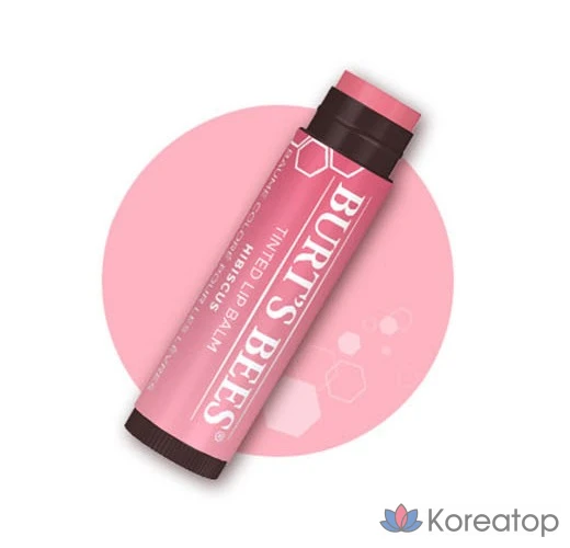 Тонированный бальзам для губ Burt's Bees, гибискус, 4,25 г, 1 шт., фото 5