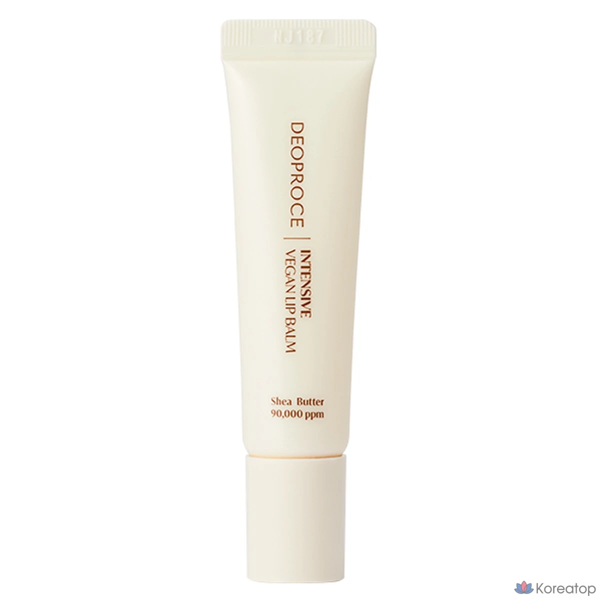 Интенсивный веганский бальзам для губ Deoproce с маслом ши, 10 г, без отдушек, 1 шт.