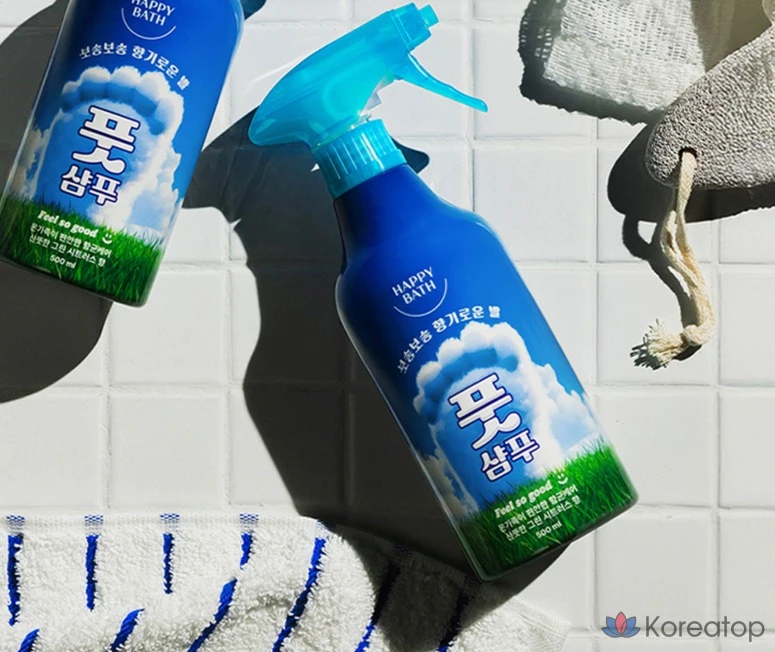 Пилинг для ног Happy Bath Peel So Good Antibacterial Care Foot Shampoo, аромат Green Citrus, 500 мл, 4 шт., фото 4