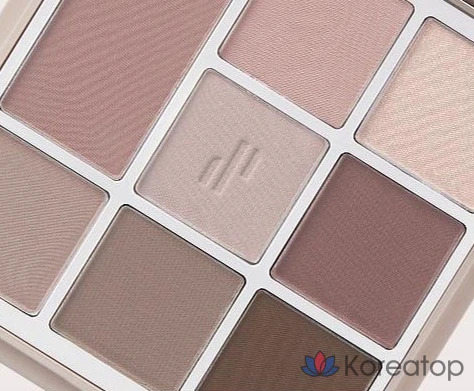 Палетка теней для век Heart Percent Dot On Mood Eye Palette, 08 Neutral Muse Facet, 1 шт.