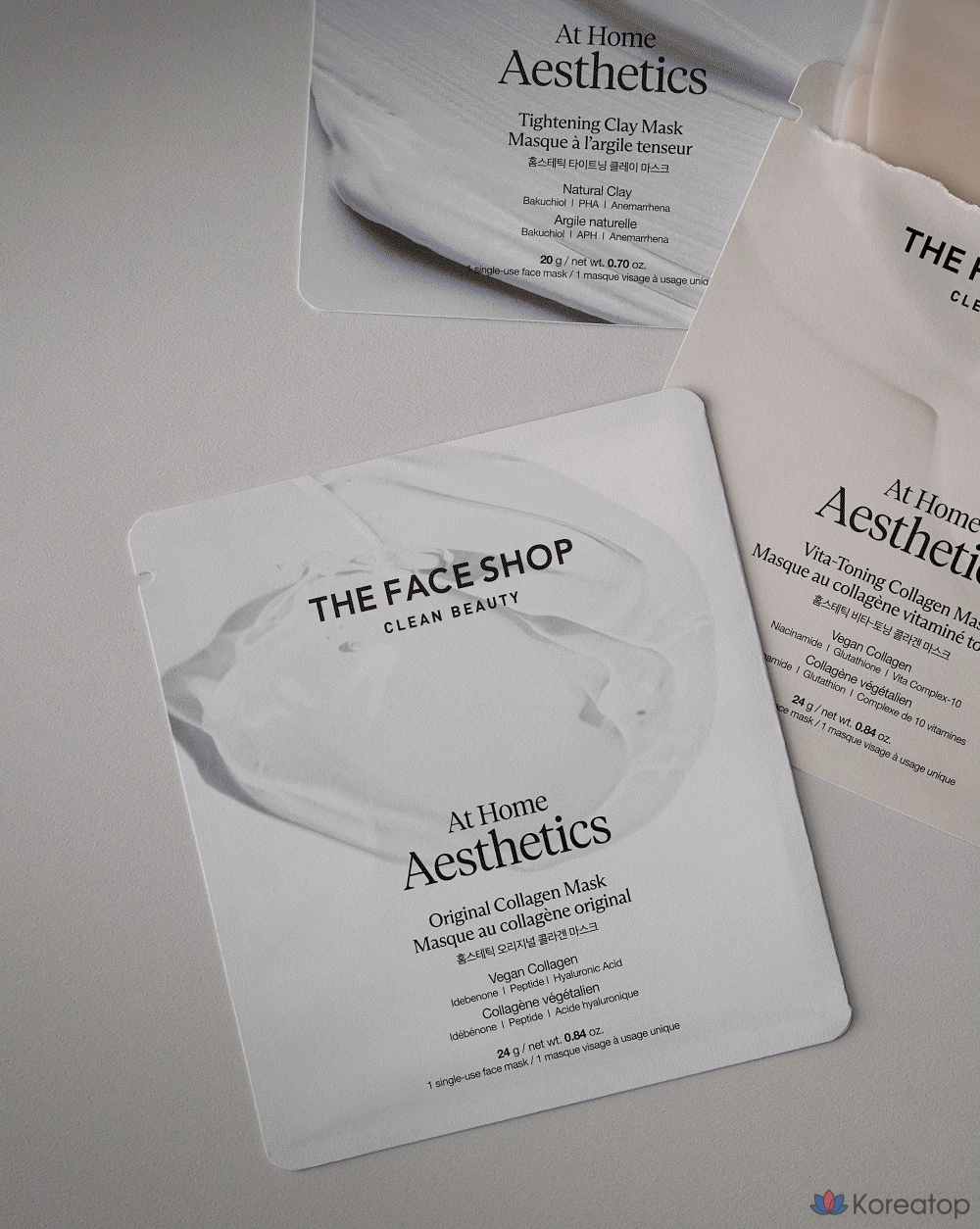 Коллагеновые маски для лица The Face Shop Home Aesthetic, 2 шт., 4 шт., фото 4