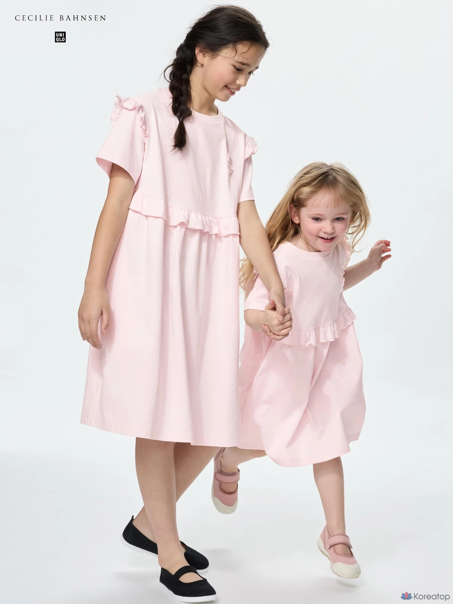 Платье для девочек Uniqlo Frill Dress Short Sleeve
