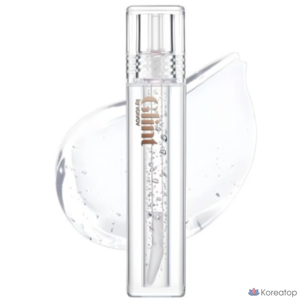 Жидкий гелевый хайлайтер Glint by VDIVOV, блеск для губ 02, 1 шт.