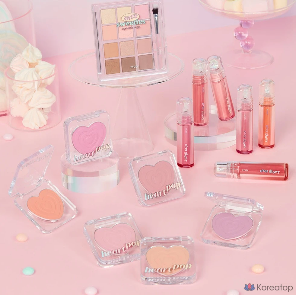Блеск для губ Etude House Over Glow Gloss, оттенок 04 «Розовый зефир», 1 шт.