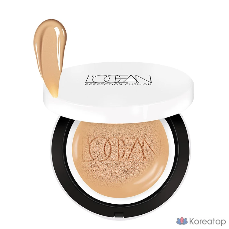 Тональный крем L'OCEAN Perfection Cushion Foundation, 25 г, № 23, цвет «Кафе латте», 1 шт.