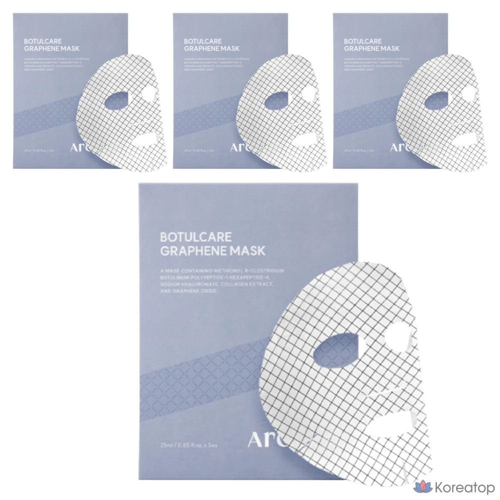 Маска для лица Arocell Botulcare с графеном, 4 штуки