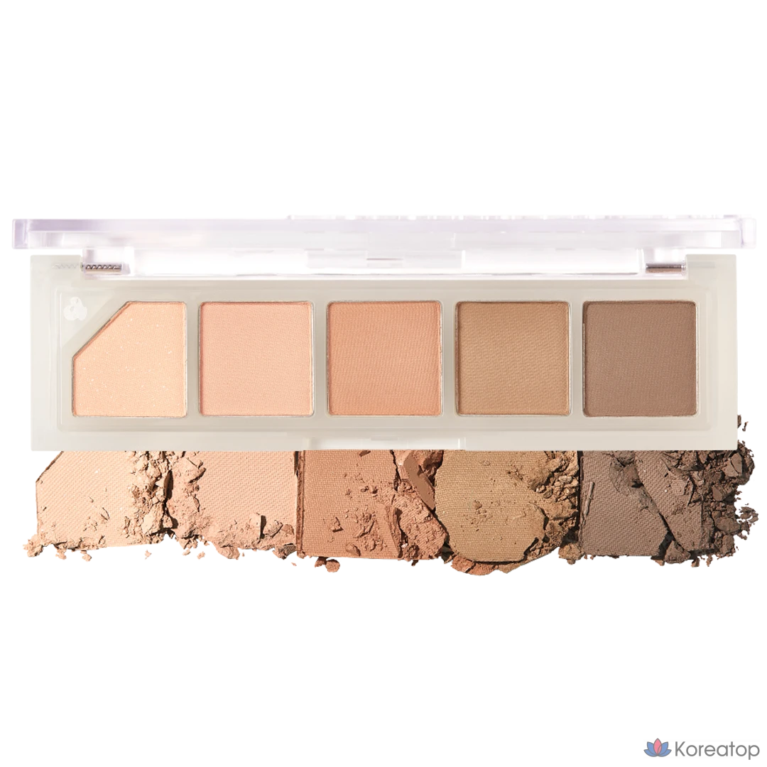 Палетка теней для век Unleashia Mood Shower Eye Palette 3,5 г, № 1 Vanilla Shower, 1 шт.