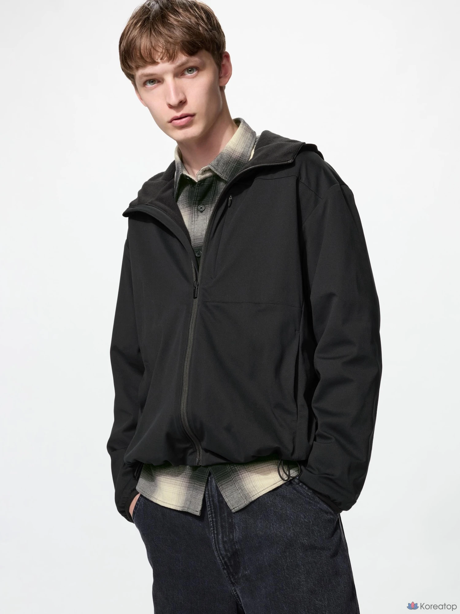 Парка Uniqlo Windblock Fleece Full-Zip