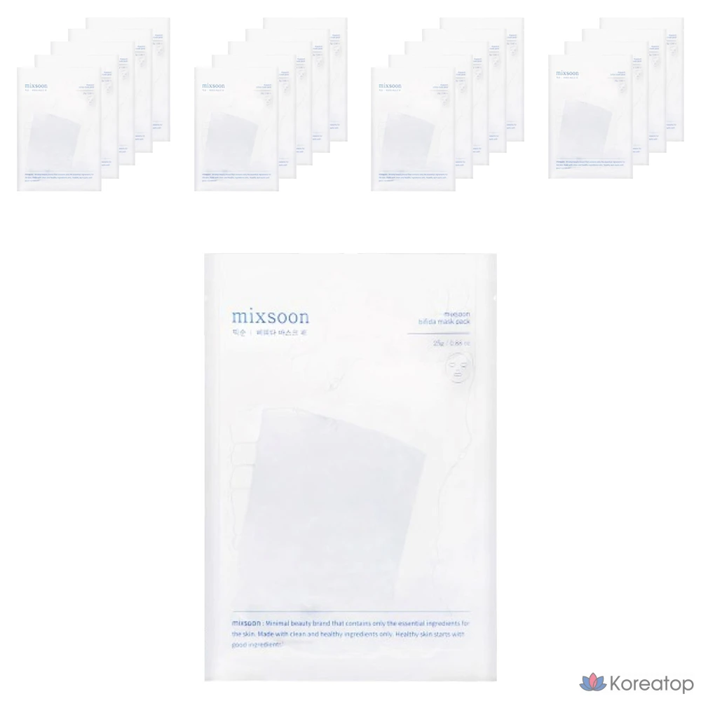 Тканевая маска для лица MIXSOON Bifida Mask, 20 шт.