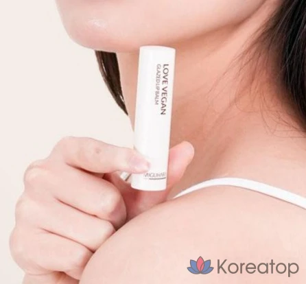 Бальзам для губ Miguhara Love Vegan Glazed Lip Balm, оттенок Pink Mellow, 4 г, 1 шт., фото 3