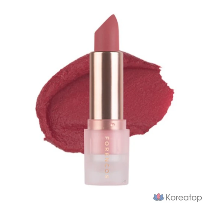 Шифоновая губная помада Forencos All Light Mood, 1 шт., 3,8 г, L04 Rosere (Розовый)