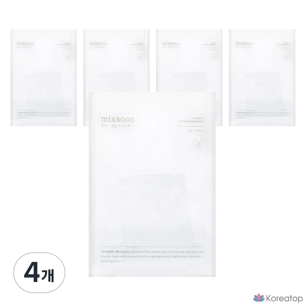 Набор масок для лица Mixoon Bottle Grass Mask, 4 шт.